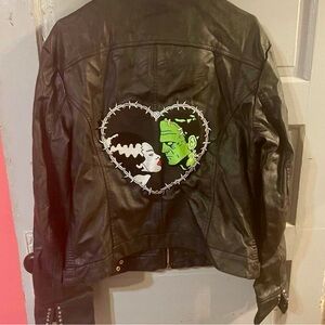 Frankenstein leather jacket